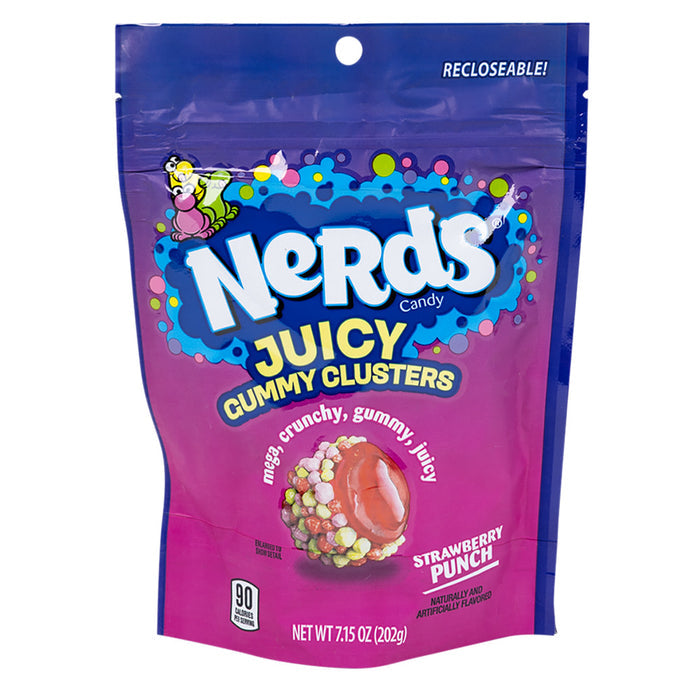Nerds Juicy Gummy Clusters Strawberry Punch Candy - 6 Count