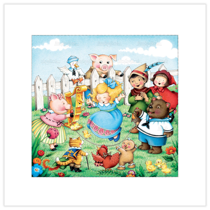 Nursery Tales Jump Rope Fine Art Print