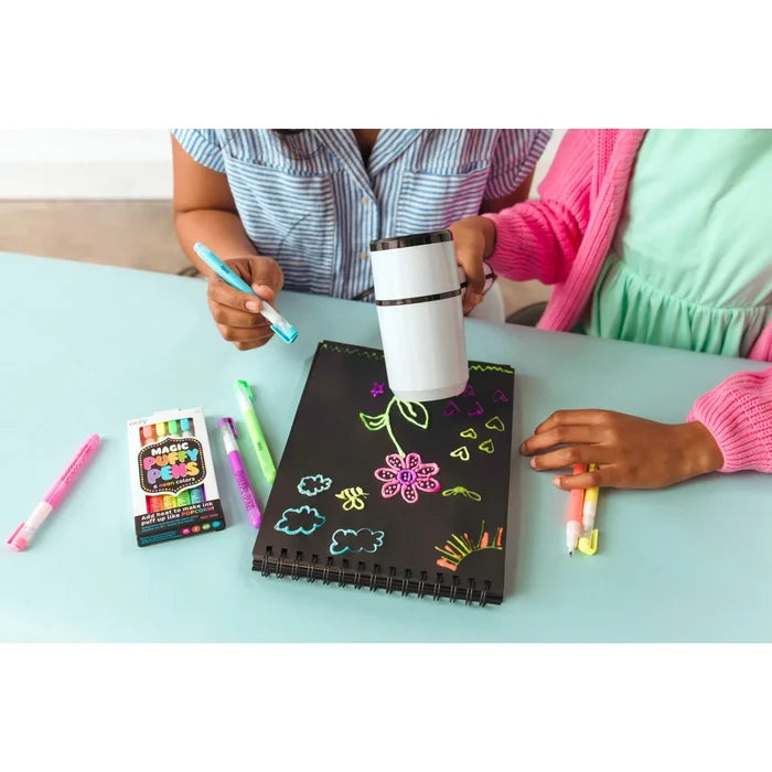 Ooly Magic Puffy Neon Pens (Set of 6)