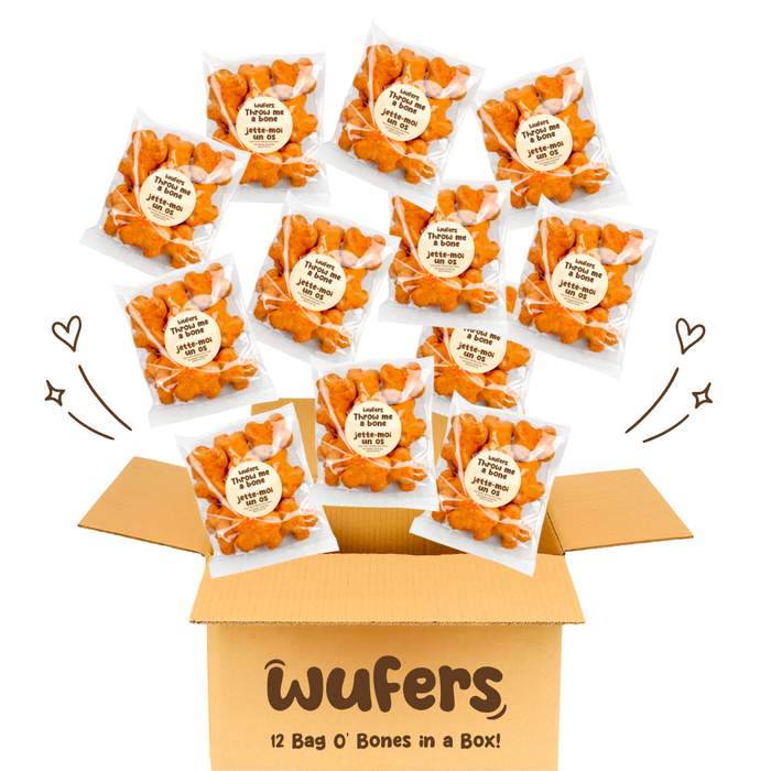Orange Box O' Endless Bones - 12 Bags in a Box