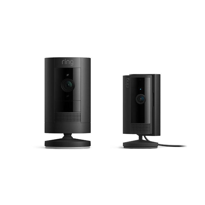 Black:Outdoor Camera Battery + Indoor Camera (2nd Gen) (Stick Up Cam + Indoor Camera)