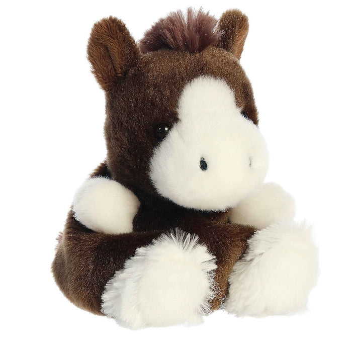 Palm Pals 5 Inch Darius the Clydesdale Horse Plush Toy - Owl & Goose Gifts