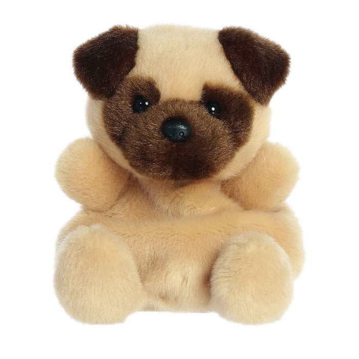 Palm Pals 5 Inch Frankie the Pug Plush Toy - Owl & Goose Gifts