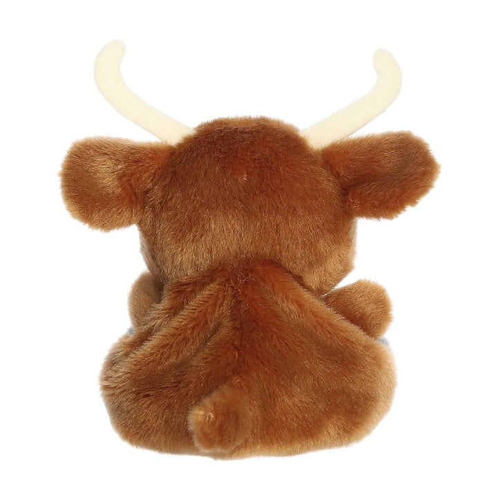 Palm Pals 5 Inch Landon the Longhorn Cow Plush Toy - Owl & Goose Gifts