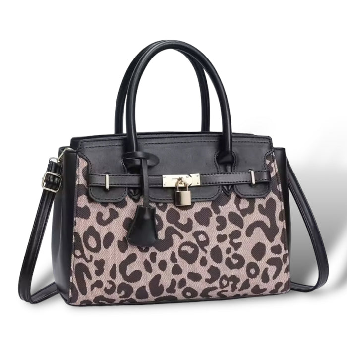 Personalized Leopard Print Crossbody Travellers Hat Boutique