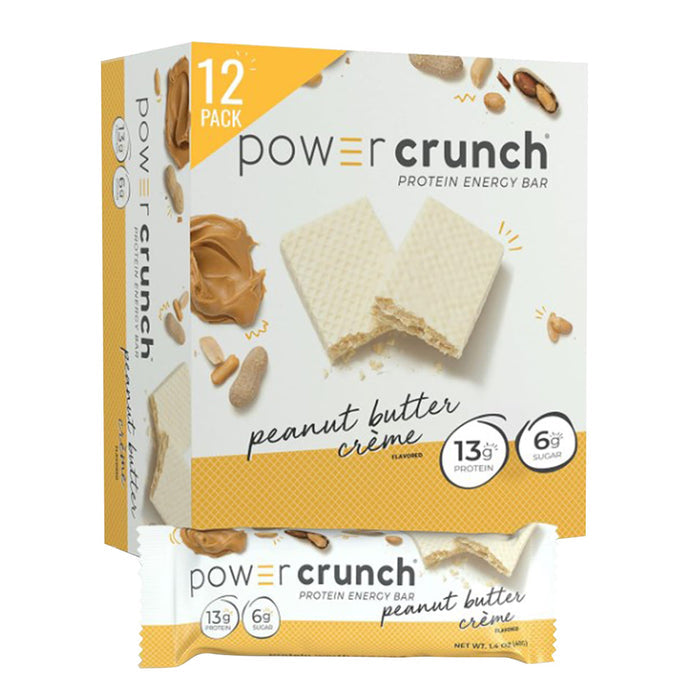 Power Crunch Original Peanut Butter Creme Protein Bar - 12 Count 1.4 OZ