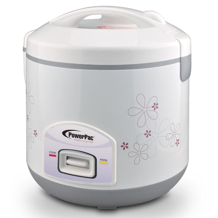 PowerPac 1.8L Rice Cooker with Steamer (PPRC18)