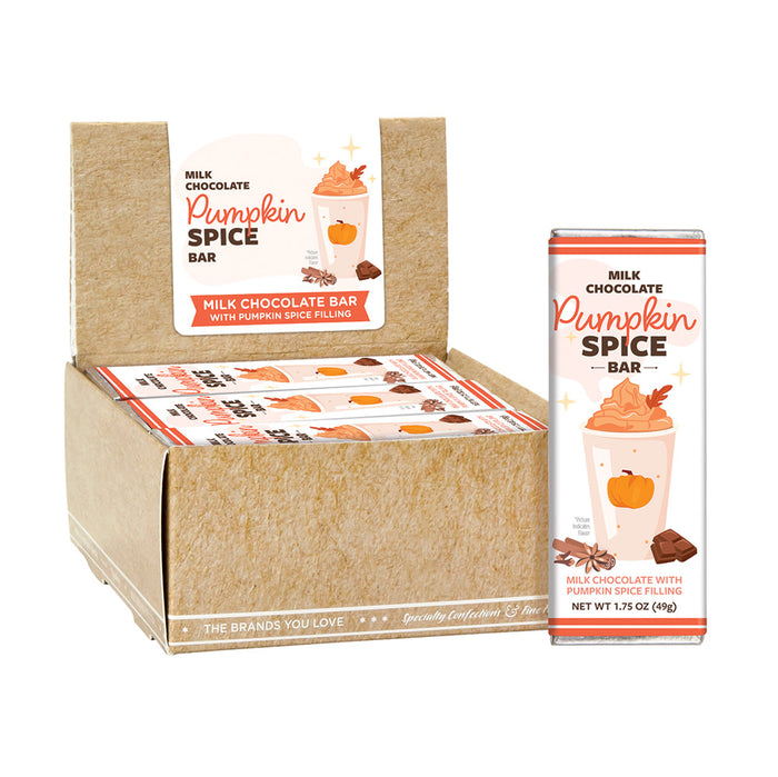 Pumpkin Spice Filled Milk Chocolate Candy Bar - 21 Count