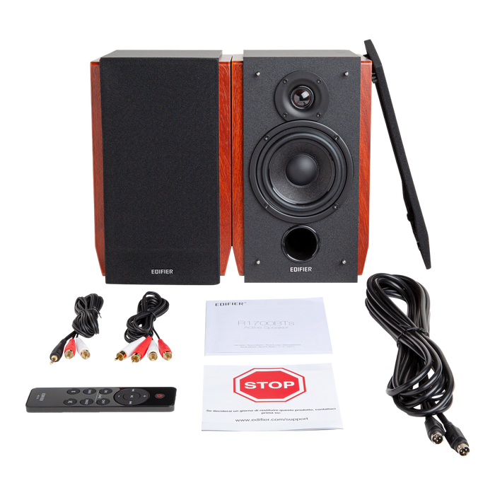 R1700BTs Active Bluetooth Bookshelf Speakers