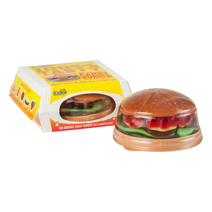 Raindrops Gummy Hamburger Candy - 9 Count