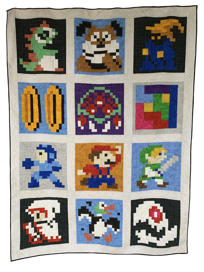 Retro Gaming Revival Quilt a Long Block 11 - Hunting Duck