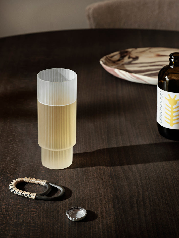 Ripple Long Drink Glasses Smoked Grey Set/4 - More Options - BEAM