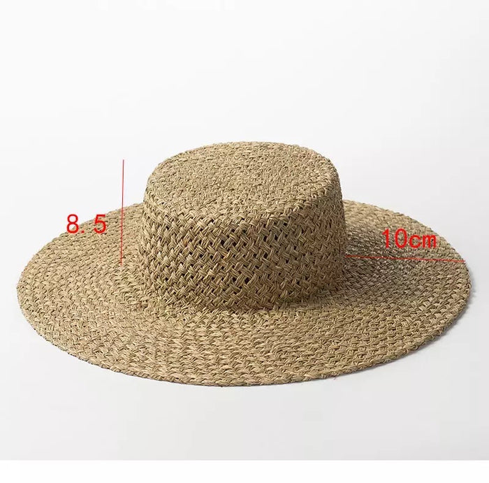Seagrass Boater Hat - Travellers Hat Boutique