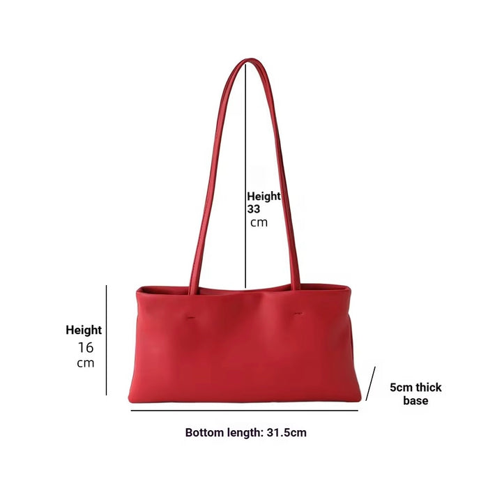 Sheepskin Leather Underarm Bag
