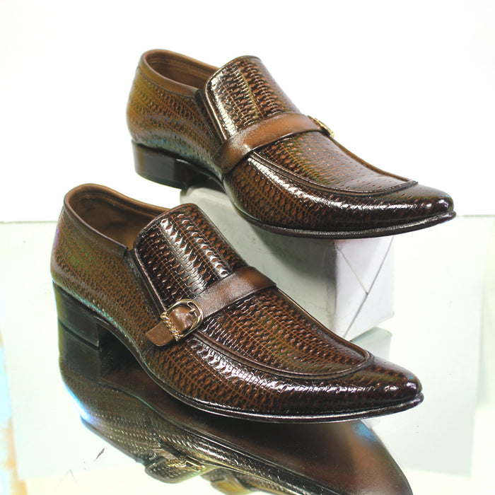 Shiny Leather Moccasin