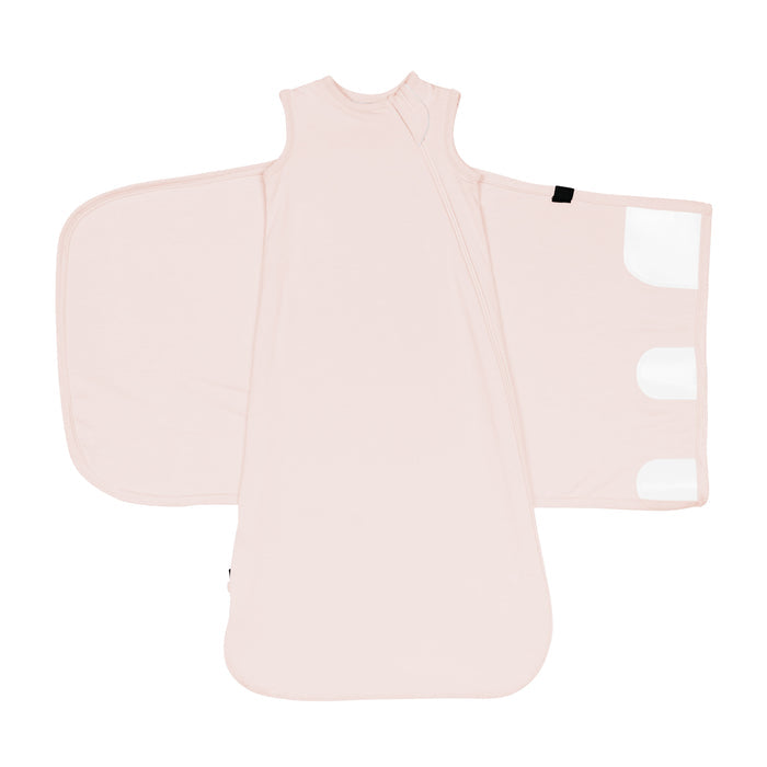 Sleep Bag Swaddler in Blush 0.5 shown unswaddled