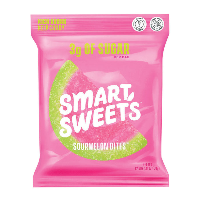 SmartSweets Sour Melon Bites Gummy Candy - 12 Count