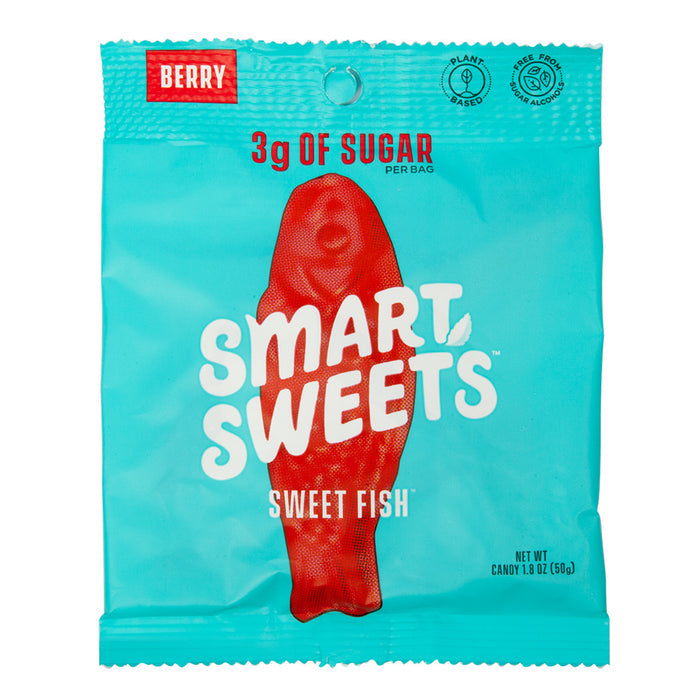 SmartSweets Sweet Fish Gummy Candy Peg Bag - 12 Count