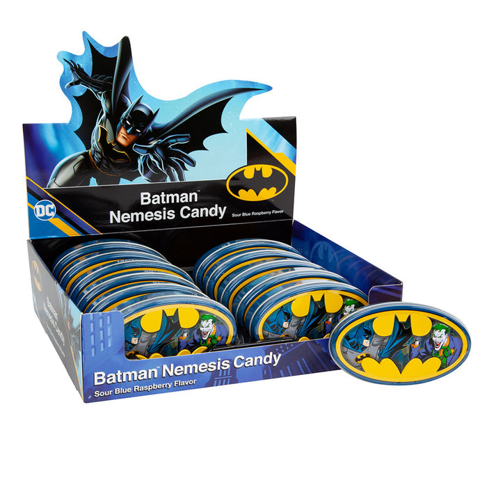 Sour Blue Raspberry Nemesis Candy Tin - 12 Count