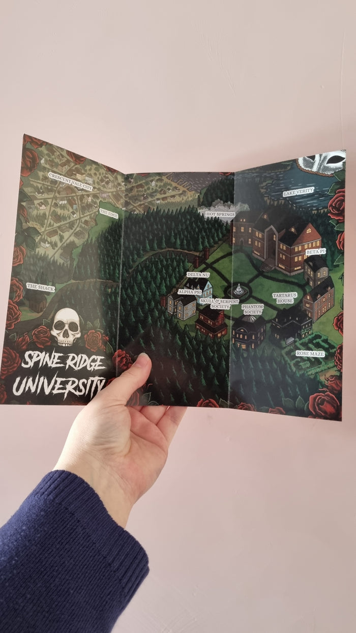 Spine Ridge University Map