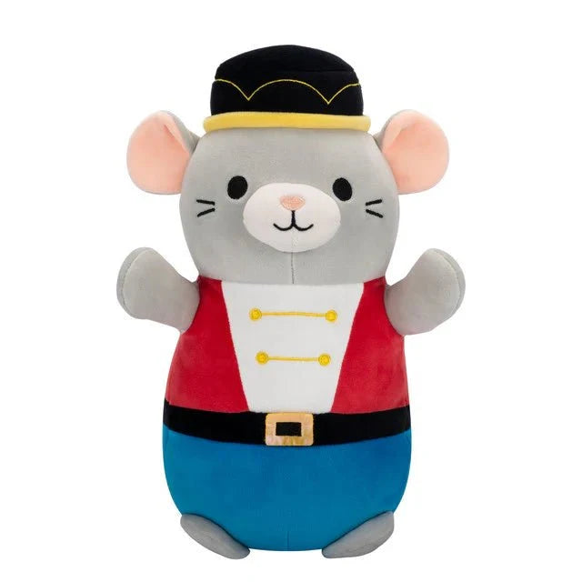 Squishmallow 10 Inch Murray the Nutcracker Mouse Christmas Hug Mees Plush Toy - Owl & Goose Gifts