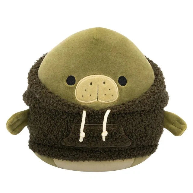 Squishmallow 12 Inch Wooster the Manatee with Hoodie Plush Toy - Owl & Goose Gifts