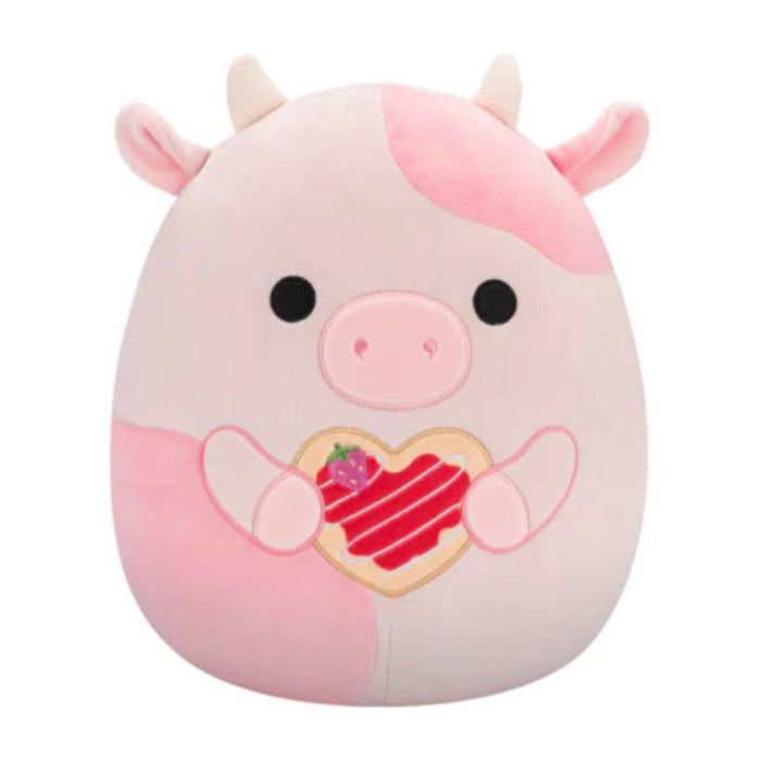 Squishmallow 5 Inch Reshma the Cow with Heart Pastry Valentine Plush Toy *FINAL SALE*