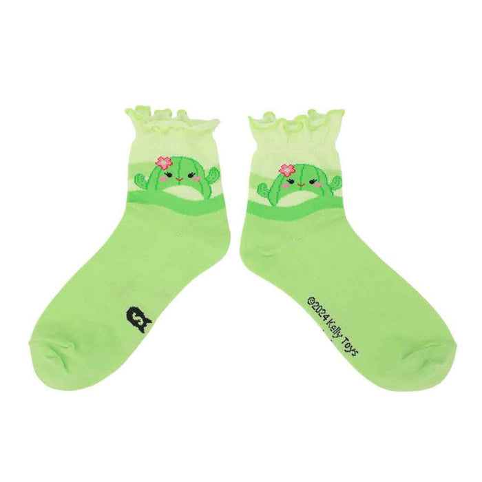 Squishmallow Women's 3 Pack Lettuce Edge Crew Socks - Owl & Goose Gifts