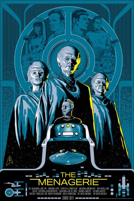 Star Trek Menagerie Mike Saputo poster
