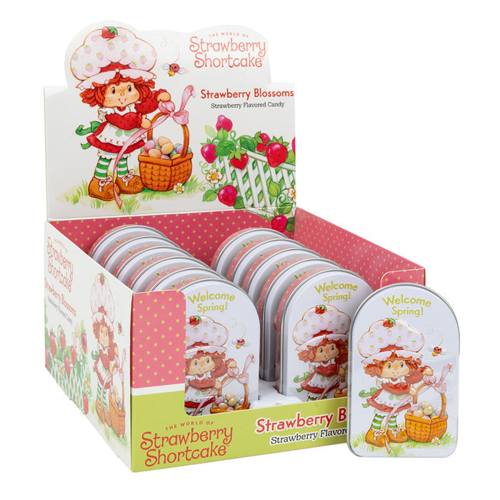Strawberry Shortcake Strawberry Blossoms Mints Tin - 12 Count