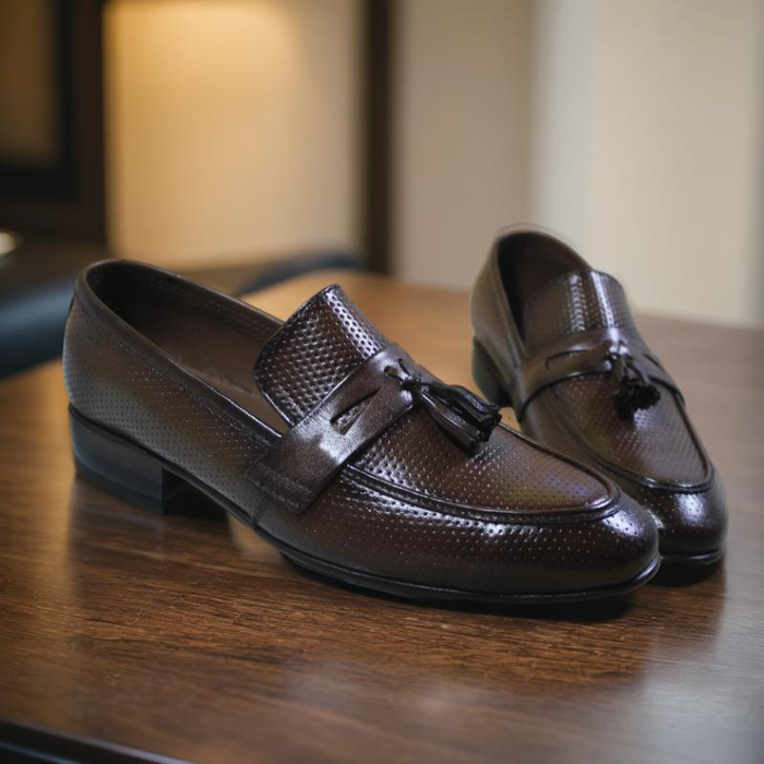 Tasseled Leather Shoes