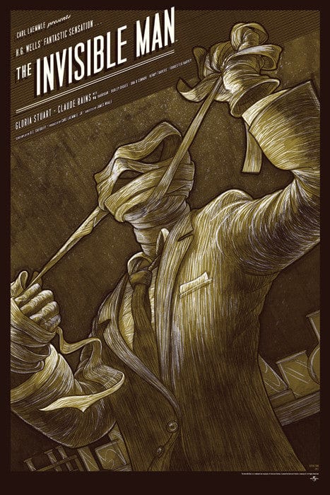 The Invisible Man Variant Kevin Tong poster