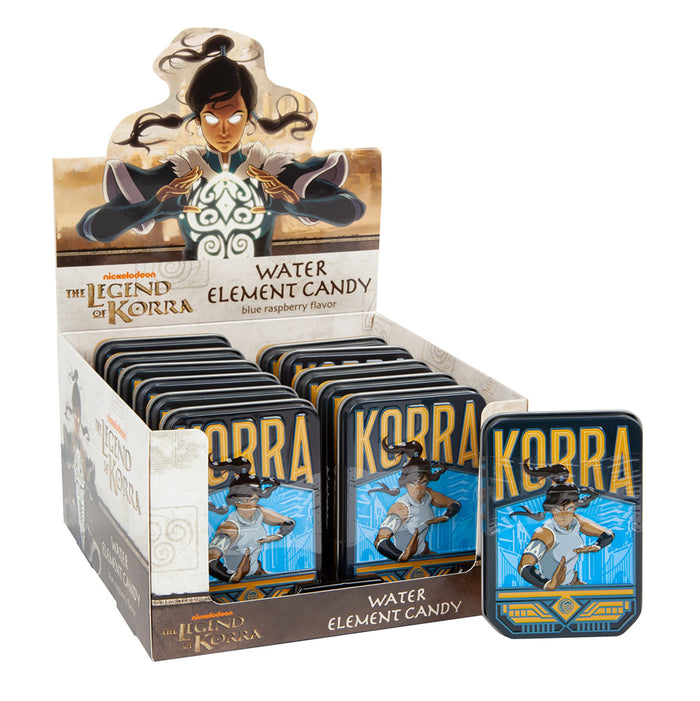 The Legend of Korra Water Element Blue Raspberry Hard Candy - 12 Count
