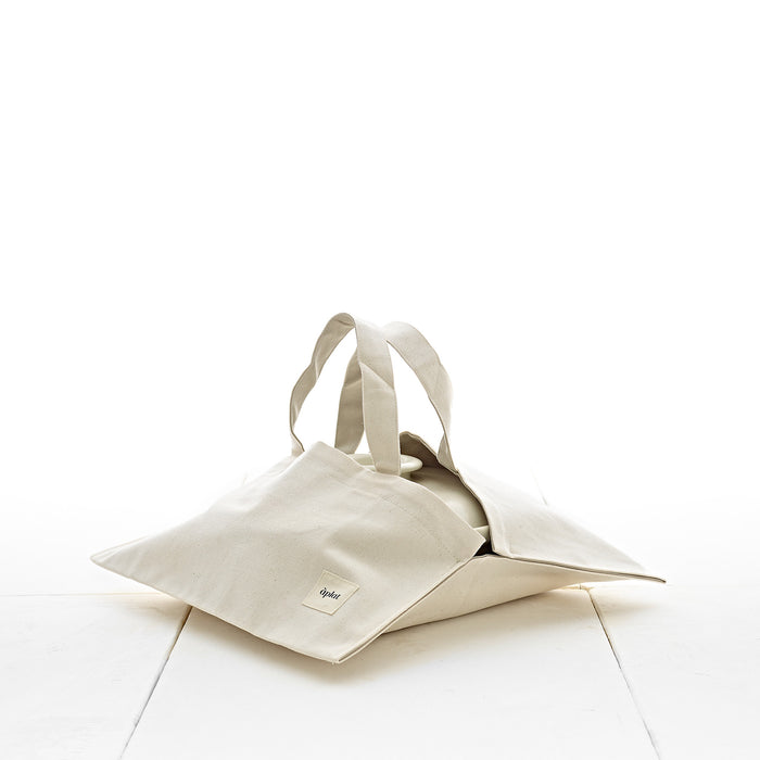 Àplat Tote in Natural/Grey