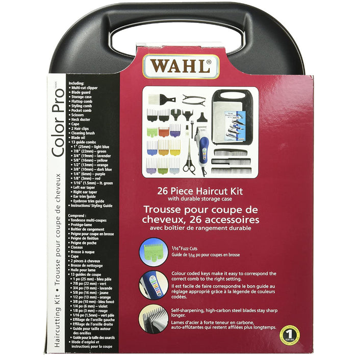 WAHL Color Pro, Complete Haircutting Kit - Blemished package with full manufacturer warranty - 3183