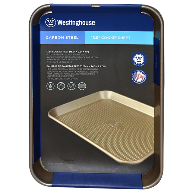Westinghouse Carbon Steel Cookie Sheet 34 x 24 x 3 cm