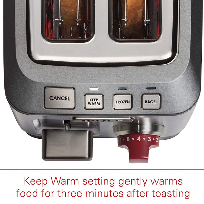 WOLF Gourmet 2 Slice Toaster - Factory serviced with 1 year warranty - WGTR102S