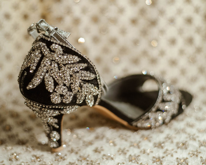 Women's Black Fancy Heels
