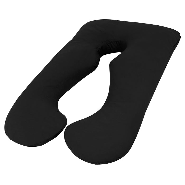 Woolcomfort Aus Made Maternity Pregnancy Nursing Sleeping Body Pillow Pillowcase Included Black-Home Living Store-Home & Garden > Linens & Bedding > Bedding > Pillows