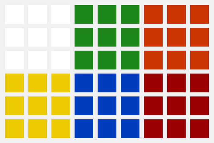 YJ MGC 3x3 Sticker Set