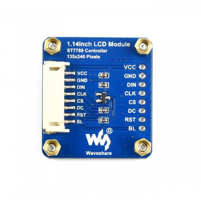 1.14" IPS LCD Display Module (240x135) by Waveshare - The Pi Hut