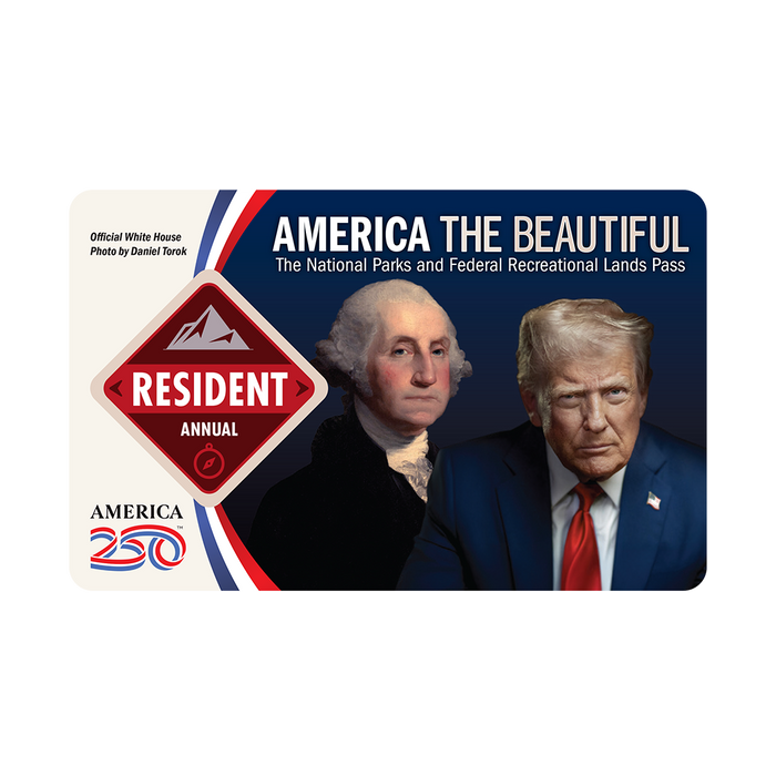 2026 National Parks Resident Annual Pass Gift Card USGS