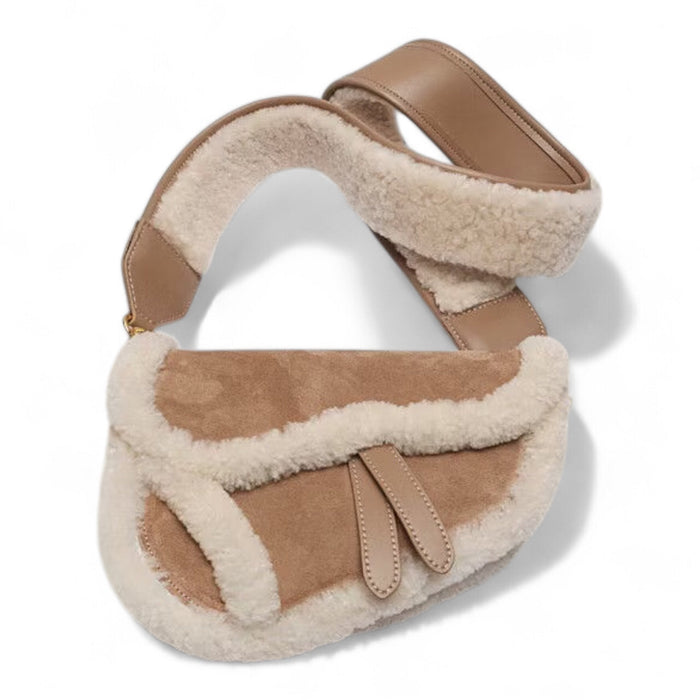 24cm Saddle Furry Bag Travellers Hat Boutique