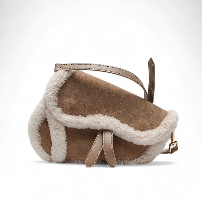 24cm Saddle Furry Bag Travellers Hat Boutique