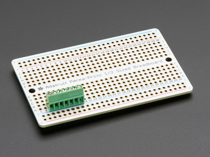 2.54mm/0.1" Pitch Terminal Block - 7-pin by The Pi Hut - The Pi Hut