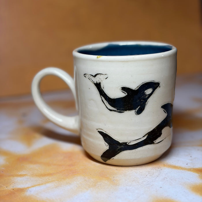 2nd 12oz orca mug
