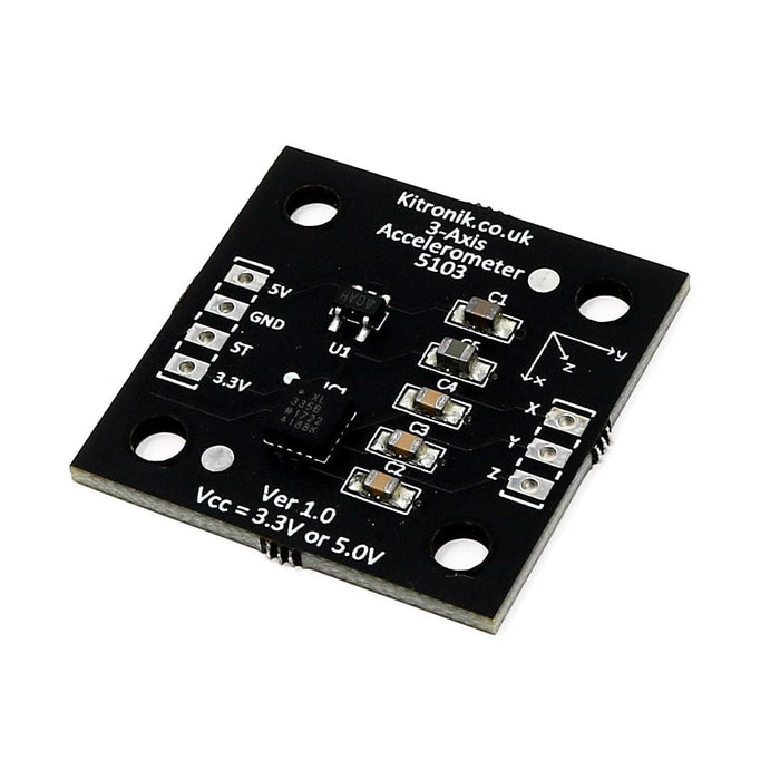 3 Axis Accelerometer Breakout Board (ADXL335) [Discontinued] by Kitronik - The Pi Hut