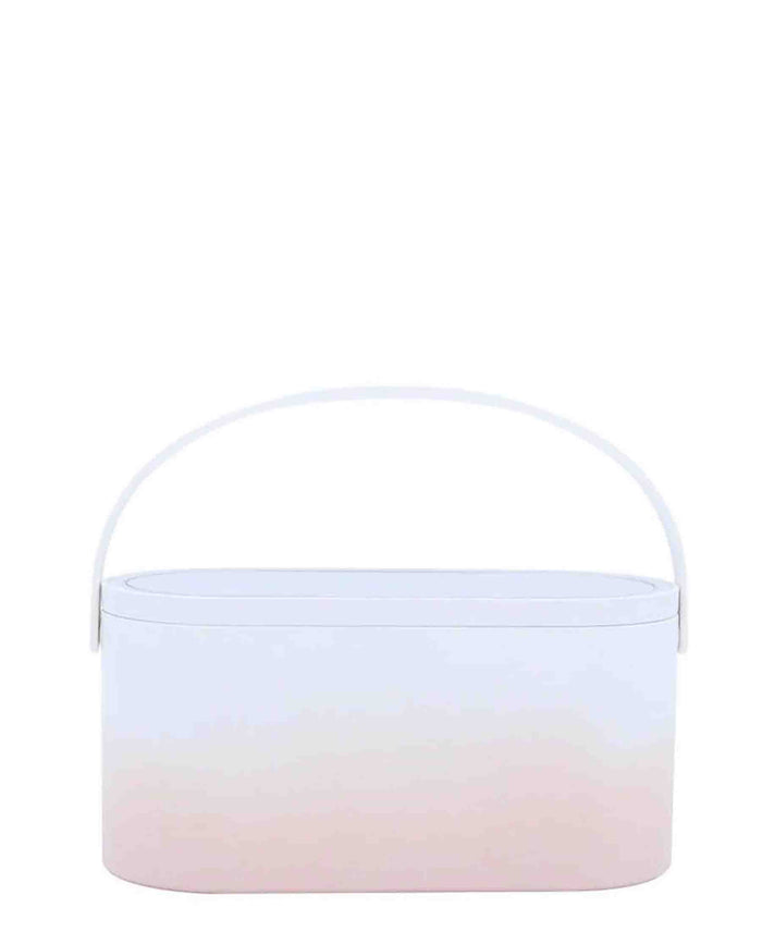 3 in 1 Makeup Storage With Mirror & LED Light - Pink