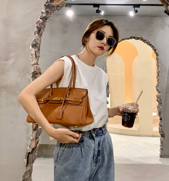 30cm Birki Shoulder Bag Travellers Hat Boutique