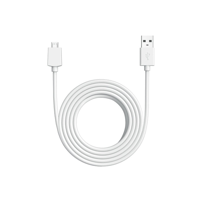 White:3m USB-A to Micro USB Power Cable (Indoor Camera 2nd Gen)
